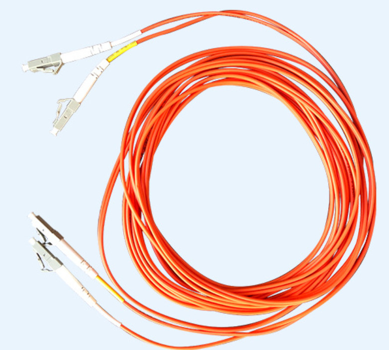 2.0mm 3.0mm van het Vezel Optisch Flard Duplex Multimode 50/125 LSZH pvc van het Koordom2 Sc LC