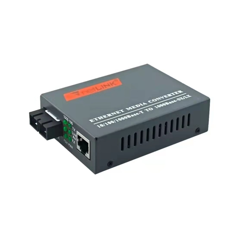 Htb-gs-03 optische Vezelzendontvanger 10/100/1000M 20KM 1310nm kiest Wijze Dubbele Vezels uit