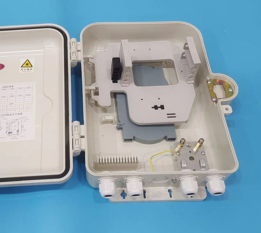 Wandmontage ABS Outdoor Fiber Termination Box 16-poorts ODB ODP voor FTTH