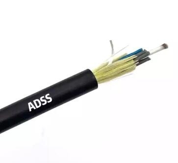 Waterdichte Vezel Optische Kabel Adss 48 96 Kern Lucht Enige Wijze 100/200/300m Spanwijdte: