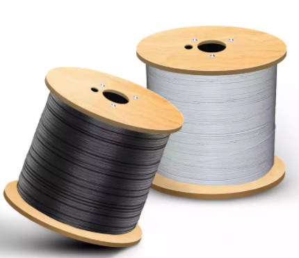 1 Core Fiber Optic Drop Cable GJYXCH Single Mode G657A2 FRP Versterkte LSZH-jas