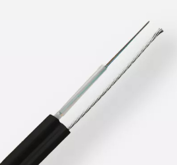 GYXTC8Y Outdoor Fig8 Glasvezelkabel 2 4 6 8 12 Core Antenne Staaldraad Sterkte Lid