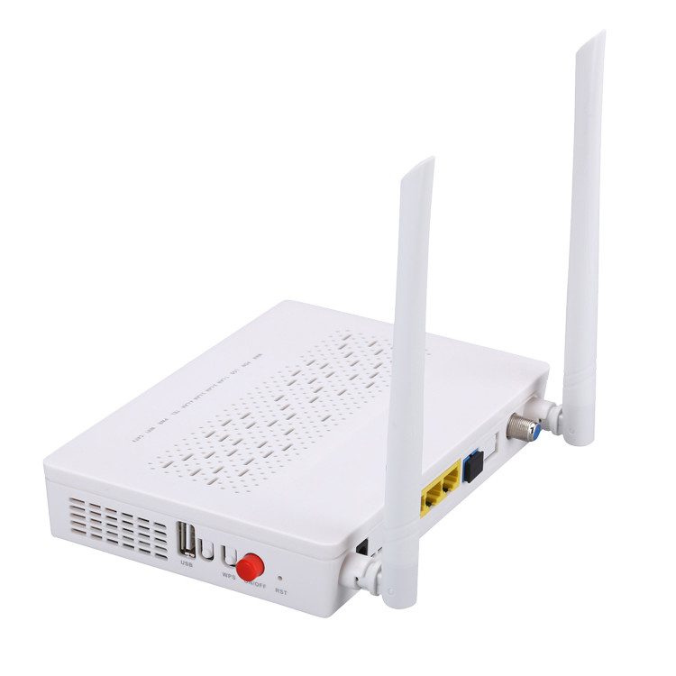 Van de de POTTENcatv 2T2R Wijze 5DBI van TX 1310nm RX 1490nm FTTH ONU ONT 3FE 1GE WIFI de Aanwinstenfrequentie 2.4G