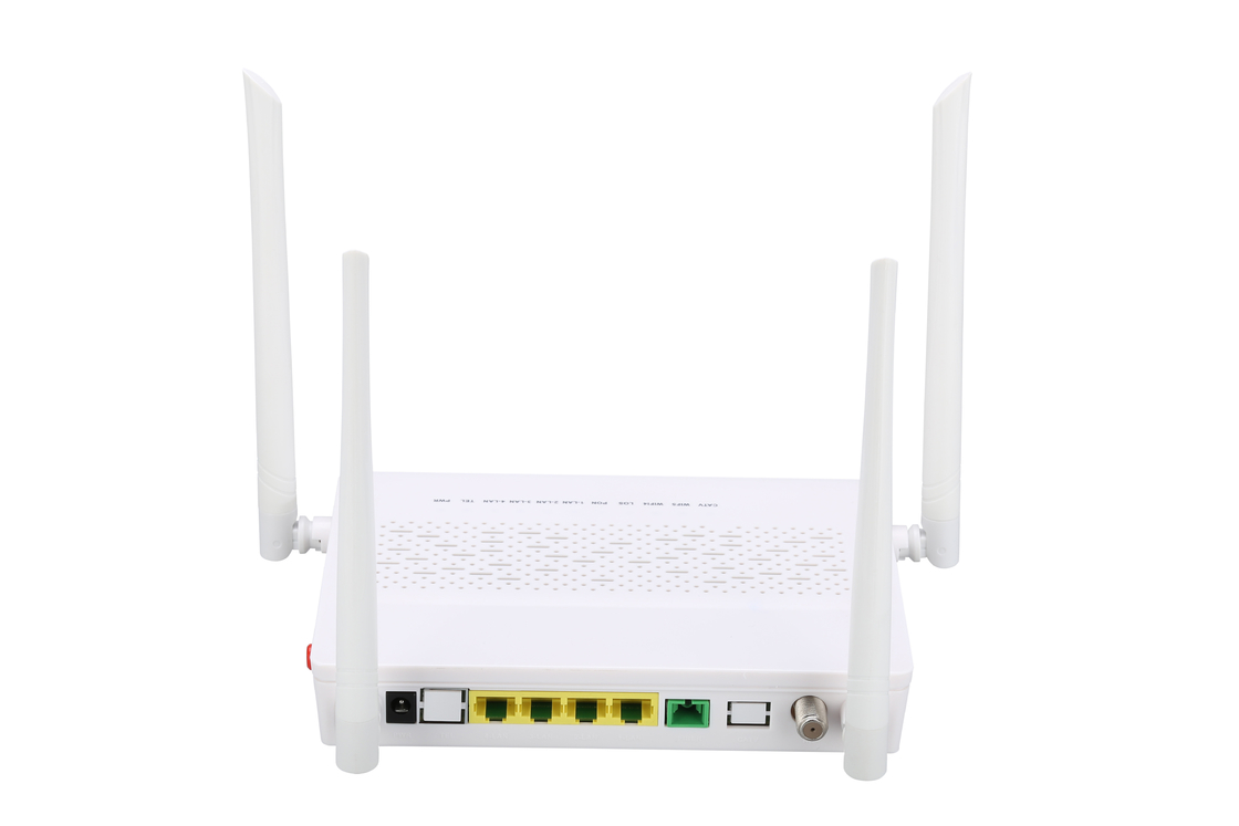 Van de de POTTENcatv GPON ONU Modem van 4GE 2.4G/van 5G WIFI Enige de Wijze Enige Vezel van Sc