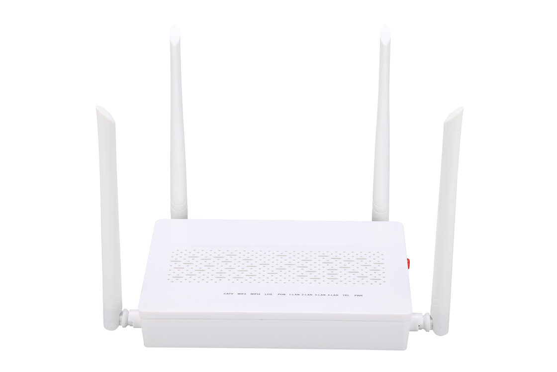 Van de de POTTENcatv GPON ONU Modem van 4GE 2.4G/van 5G WIFI Enige de Wijze Enige Vezel van Sc