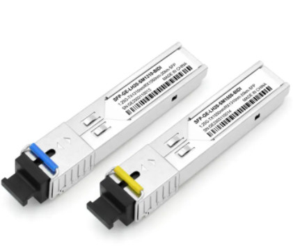 De enige Optische Zendontvanger SFP 1.25G 20km 1310/1550nm-de Schakelaar BIDI van de Wijzevezel van Sc