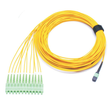 UPC Vezel Optische MPO OFNR SM MPO aan FANOUT van LC 12F de Schakelaar van Sc