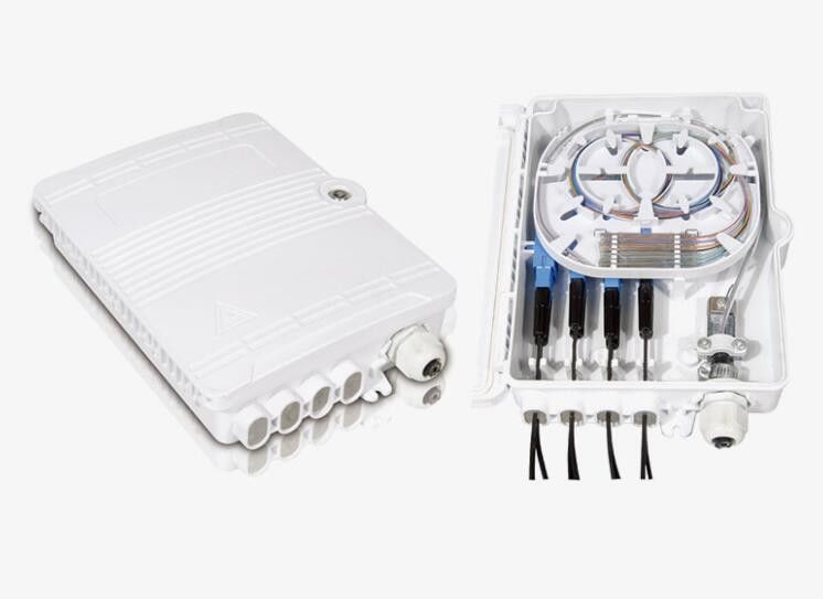 De openluchtdistributiedoos FTTH 8 boort Optische Gezamenlijke Machineabs Materiële Einddoos uit