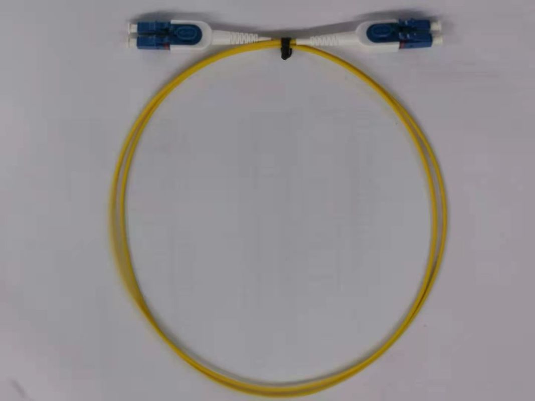 Het duplexkoord LC LC SM G657A1 van het Vezel Optische Flard met Uniboot om kabel