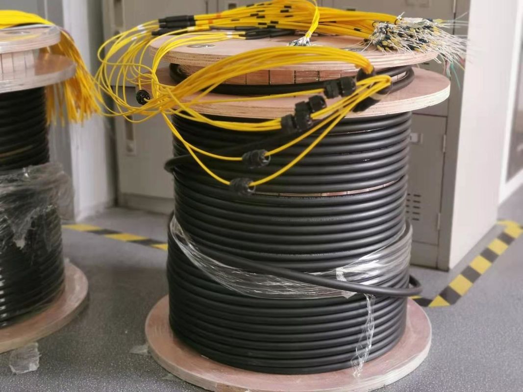 3mm verliezen het Flardkabel van de Buis Gepantserde Vezel, LC-de Waterdichte Schakelaar van het Flardkoord M12