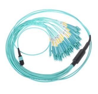 MPO aan LC-de Telecommunicatienetwerken van de Vezel Optische MPO 24 Kern OM2