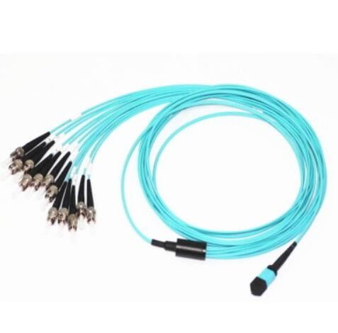 Hoog - de Kabel van de dichtheidsmpo Boomstam, MPO aan ST het Koord OM3 van het Optische Vezelflard