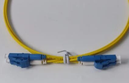 Gele van het de Vezel Optische Flard van Sc LC het Koord Korte Laars OM DX