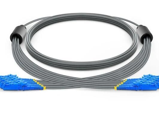 Gepantserde Kabel 6 Kern OS2 E2000 van het Vezel Optische Flard aan E2000 kiest Wijzehoogte uit - dichtheid