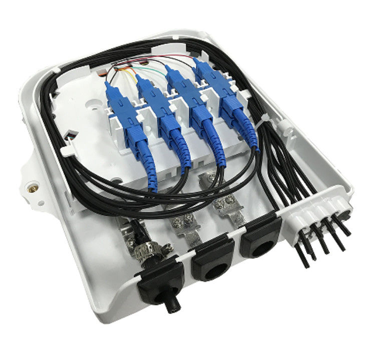 8 de Distributiedoos van de kernenvezel Optische Anti het Verouderen 1x8 PLC Lassluiting