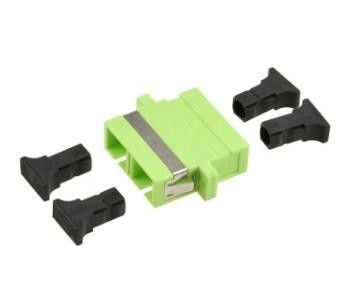 De Adapter Ceramische FTTX LAN RoHS van de vezel Optische Kabel Duplex de Kalk Groene OM5 Adapter van Sc
