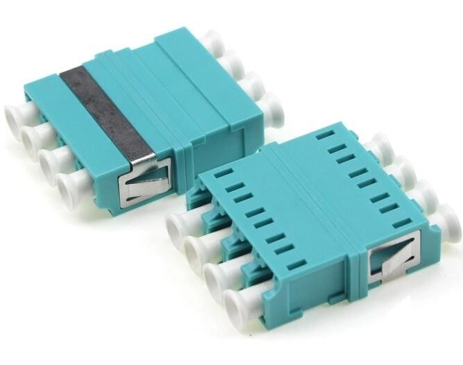 Lage de Vezel Optische Adapters van IRL, de Vierlingadapter 4 van OM3 LC kernen