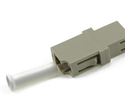 LC simplexvezel Optische Adapters, de Adapter Beige Kleur van het Vezelnetwerk