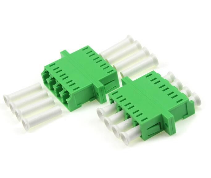 4 de Optische Adapters van de kernenvezel, LC-Schakelaaradapter met Flens