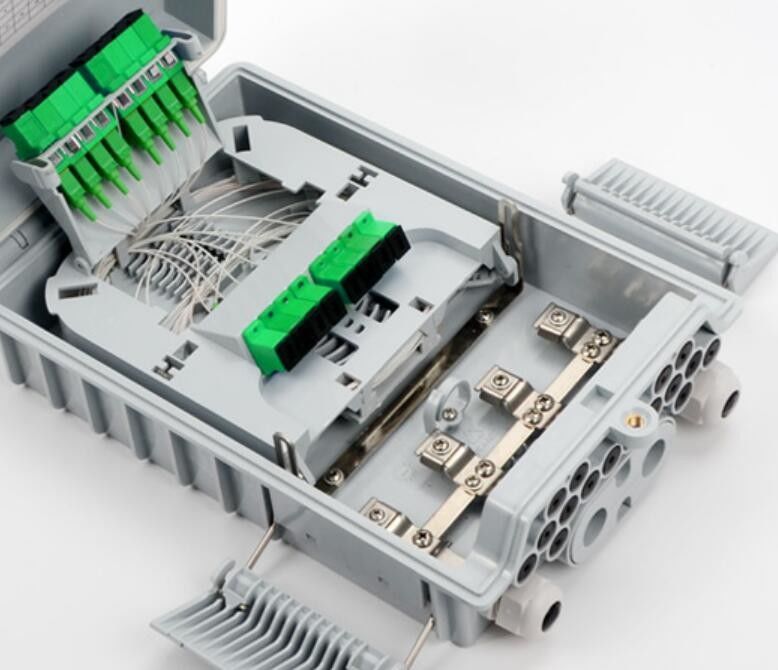 De gezamenlijke Optische Openluchtmuur Ftth 2 van de Doosvezel inlet+Mid-Spanwijdte Haven, Afzet 16 voor Dalingskabels