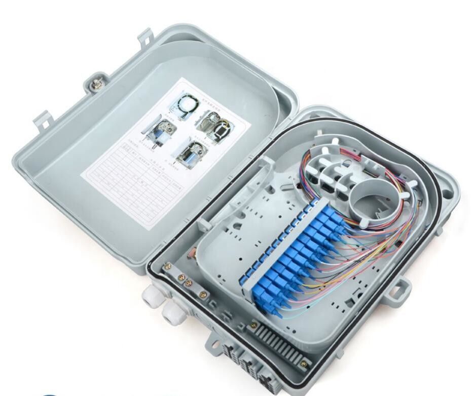 Van het de Doos1:16 van de vezel Optische Muur de Cassettesplitser of 24 Kernvlechten en Adaptersftth FDB Doos