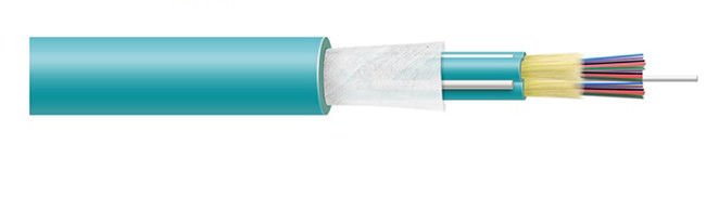 Kabel van de 288 Kern Multicore Vezel, het Vastgelopen Om3-jasje van pvc van de Vezelkabel