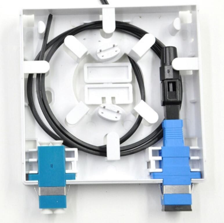 Van de de Vezel zette de Optische Beëindiging van ISO FTTH de Doos Binnenmuur 2 Havensabs op