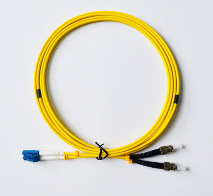 3.0mm Koord G652D G657A Duplexsm LC van het Vezel het Optische Flard aan FC