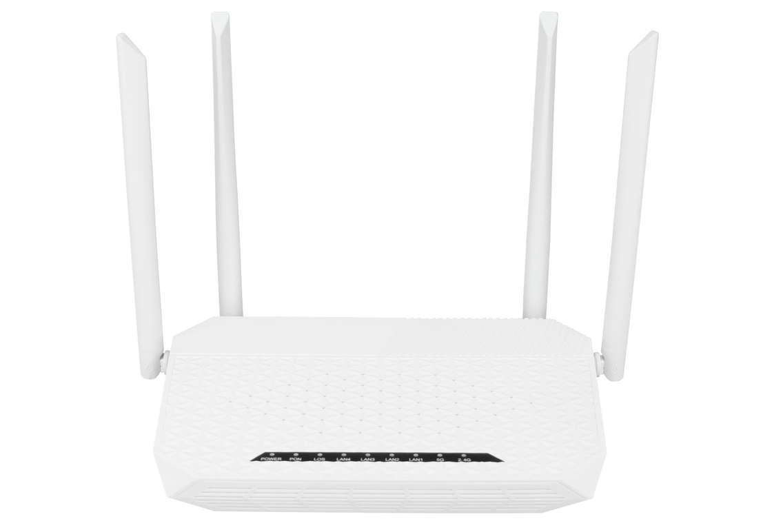 4GE AC WIFI USB XPON ONU Routergpon Loodje 20KM de Schakelaar van Sc UPC