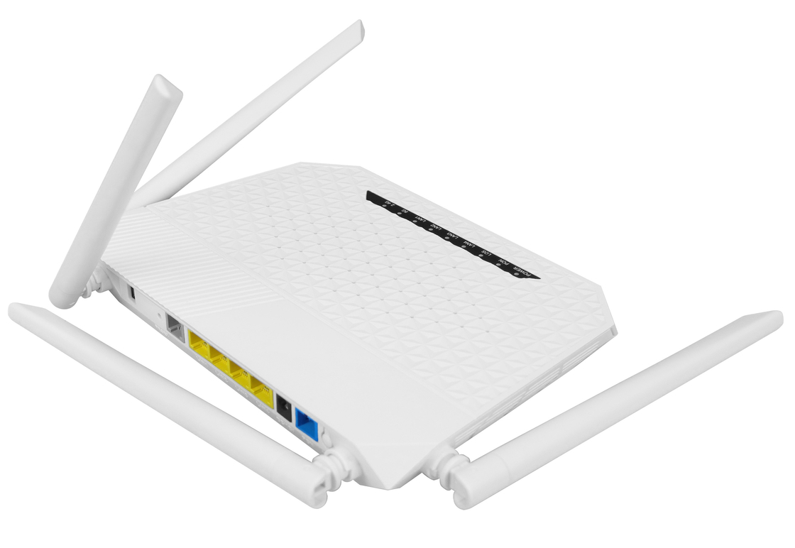 4GE AC WIFI USB XPON ONU Routergpon Loodje 20KM de Schakelaar van Sc UPC