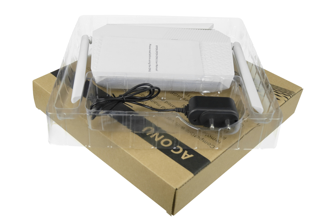 4GE AC WIFI USB XPON ONU Routergpon Loodje 20KM de Schakelaar van Sc UPC