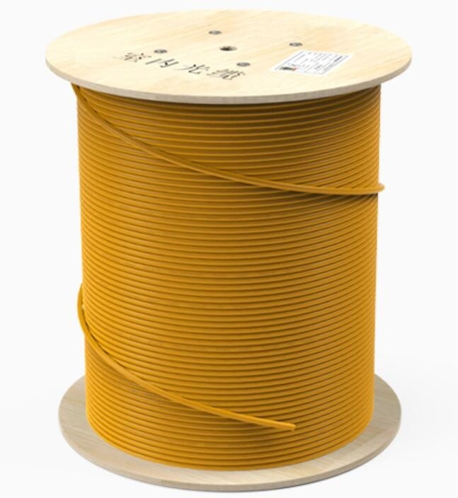 Gele Vezel Optische Kabel 14 Kern strakke buffer of losse buis binnenkabel gjfjv-14B1 9/125