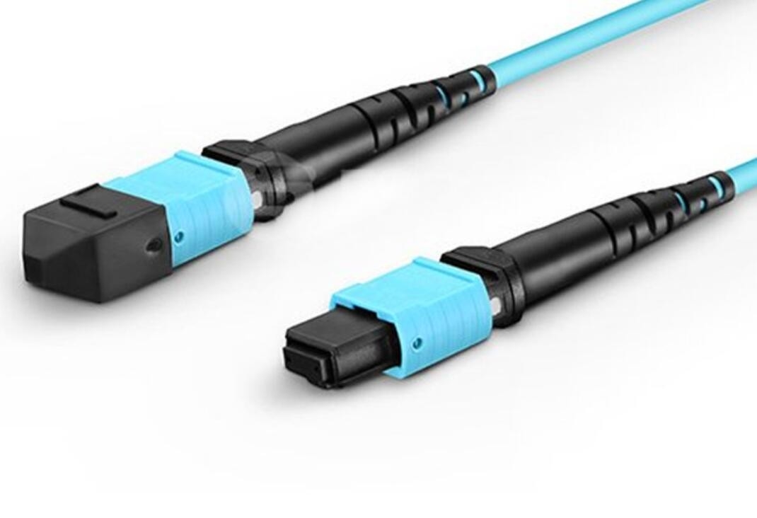 10g vezel optische kabel LSZH materiële MPO 8 vezel van de kern de vrouwelijke multimode OM3 boomstam