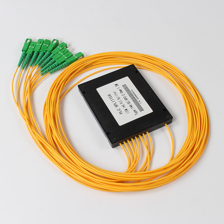 2.0MM PLC van Vezel Optische Splitser 1 X 8 APC van Splitserssc Doostak 1.5Meter