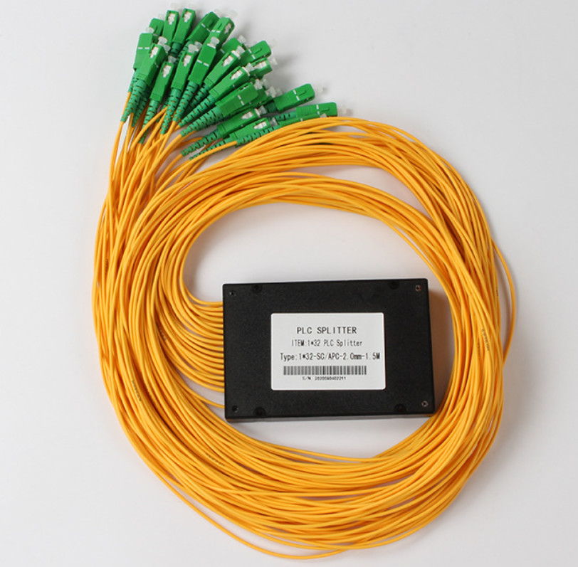 Sc-APC 1x32 Splitsers Optische Vezel voor 2.0MM Vlechten 1260nm - 1650nm-het Werklengte