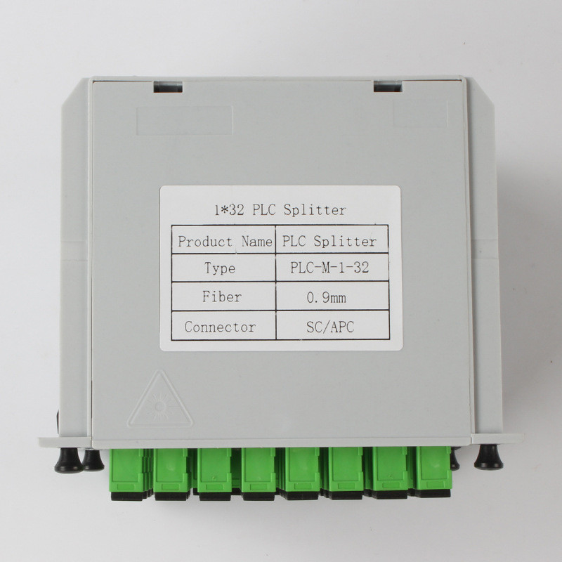 1X32 vezelplc APC van Splitserssc Schakelaar1310nm RL 55db Vezel 0.9mm
