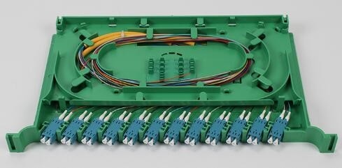 Optisch Dienblad 12 van de Fusielas de Kern Gebundelde Volledige Configuratie van Sc FC LC van het Vlecht Lege Dienblad