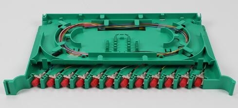 Optisch Dienblad 12 van de Fusielas de Kern Gebundelde Volledige Configuratie van Sc FC LC van het Vlecht Lege Dienblad